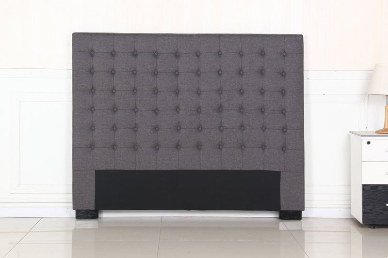 Queen Size | Cilantro Headboard (Charcoal) - Rivercity House & Home Co. (ABN 18 642 972 209) - Affordable Modern Furniture Australia