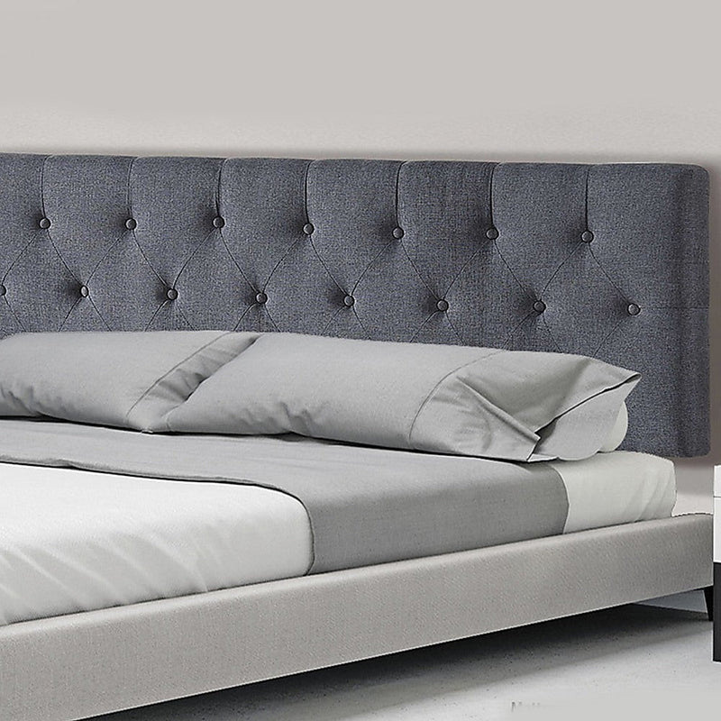 Queen Size | Deluxe Headboard Bedhead (Grey) - Rivercity House & Home Co. (ABN 18 642 972 209) - Affordable Modern Furniture Australia