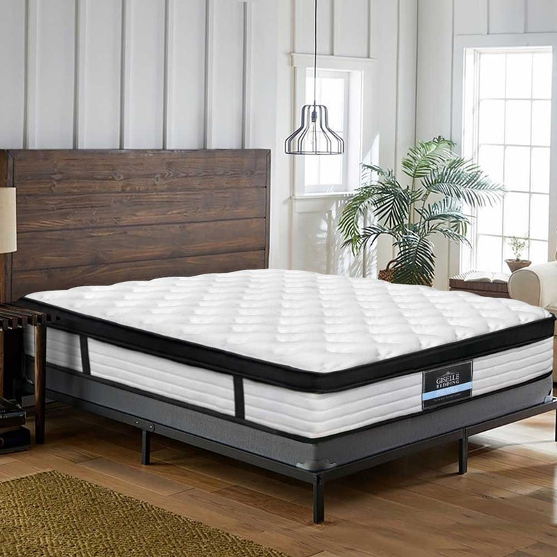 Queen Size | Devon Euro Top Pocket Spring Mattress (Medium) - Rivercity House & Home Co. (ABN 18 642 972 209) - Affordable Modern Furniture Australia