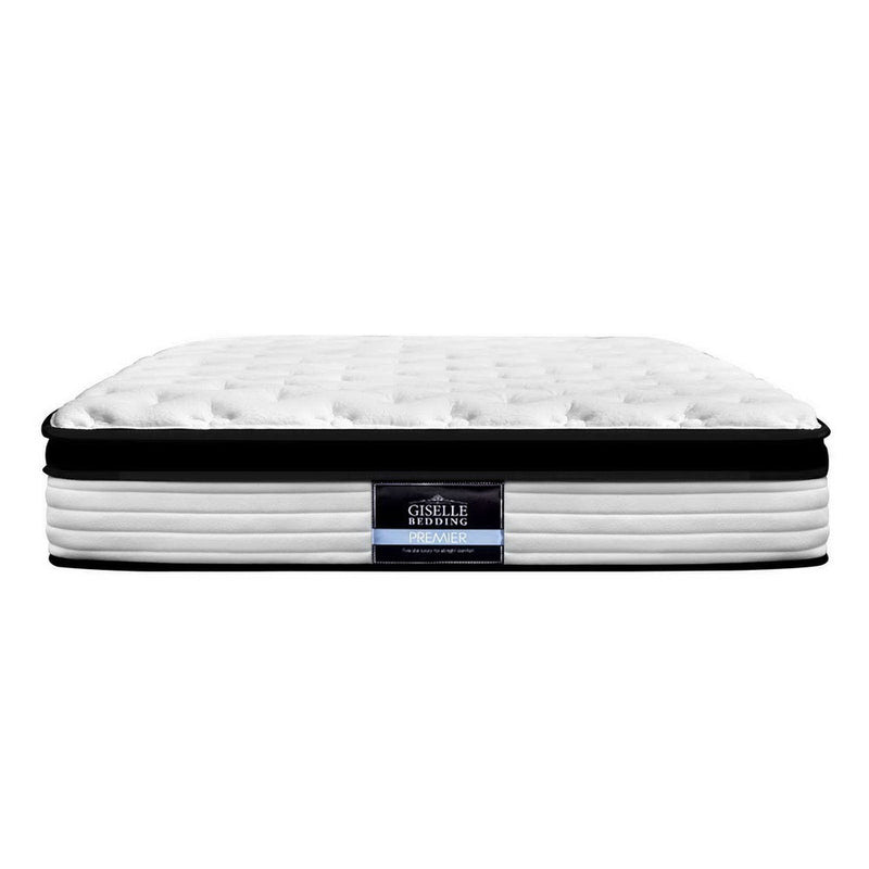 Queen Size | Devon Euro Top Pocket Spring Mattress (Medium) - Rivercity House & Home Co. (ABN 18 642 972 209) - Affordable Modern Furniture Australia