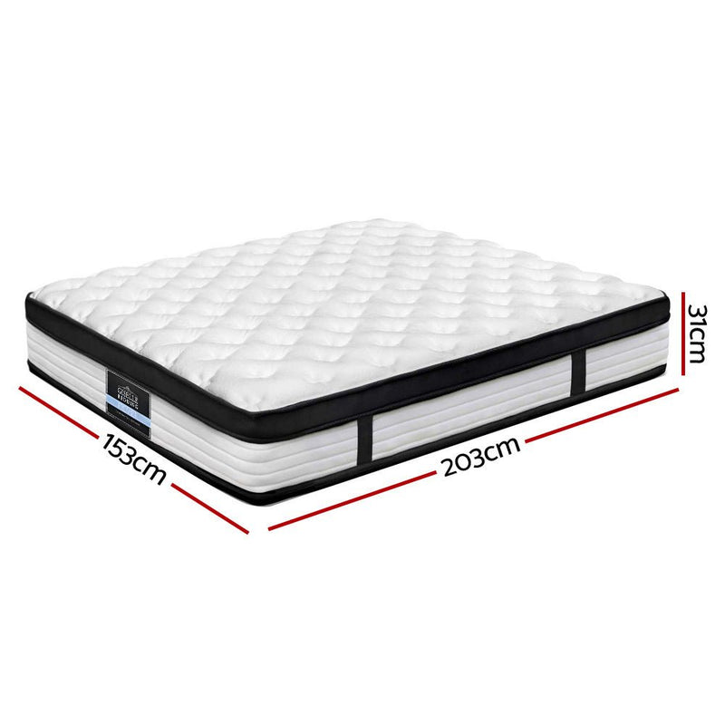 Queen Size | Devon Euro Top Pocket Spring Mattress (Medium) - Rivercity House & Home Co. (ABN 18 642 972 209) - Affordable Modern Furniture Australia