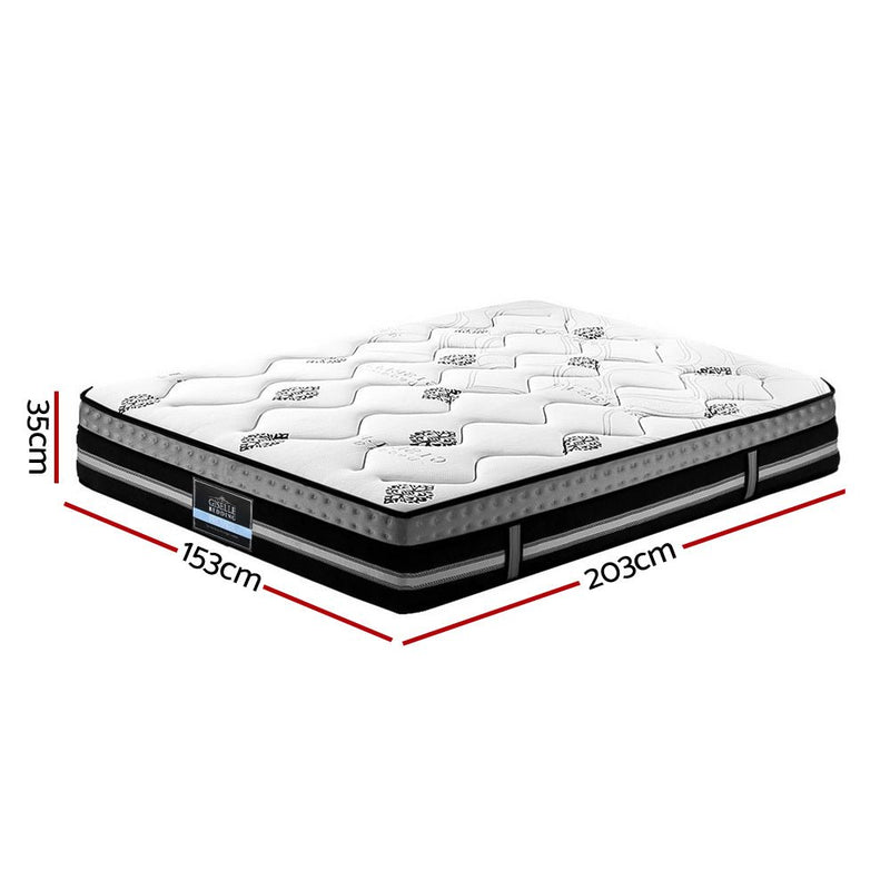 Queen Size | Galaxy Euro Top Cool Gel Pocket Spring Mattress (Medium Firm) - Rivercity House & Home Co. (ABN 18 642 972 209) - Affordable Modern Furniture Australia