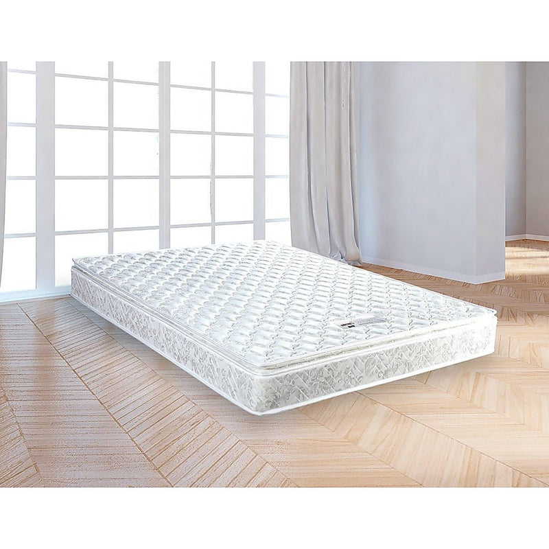 Queen Size | Luxury Latex Pillow Top Topper Spring Mattress - Rivercity House & Home Co. (ABN 18 642 972 209) - Affordable Modern Furniture Australia