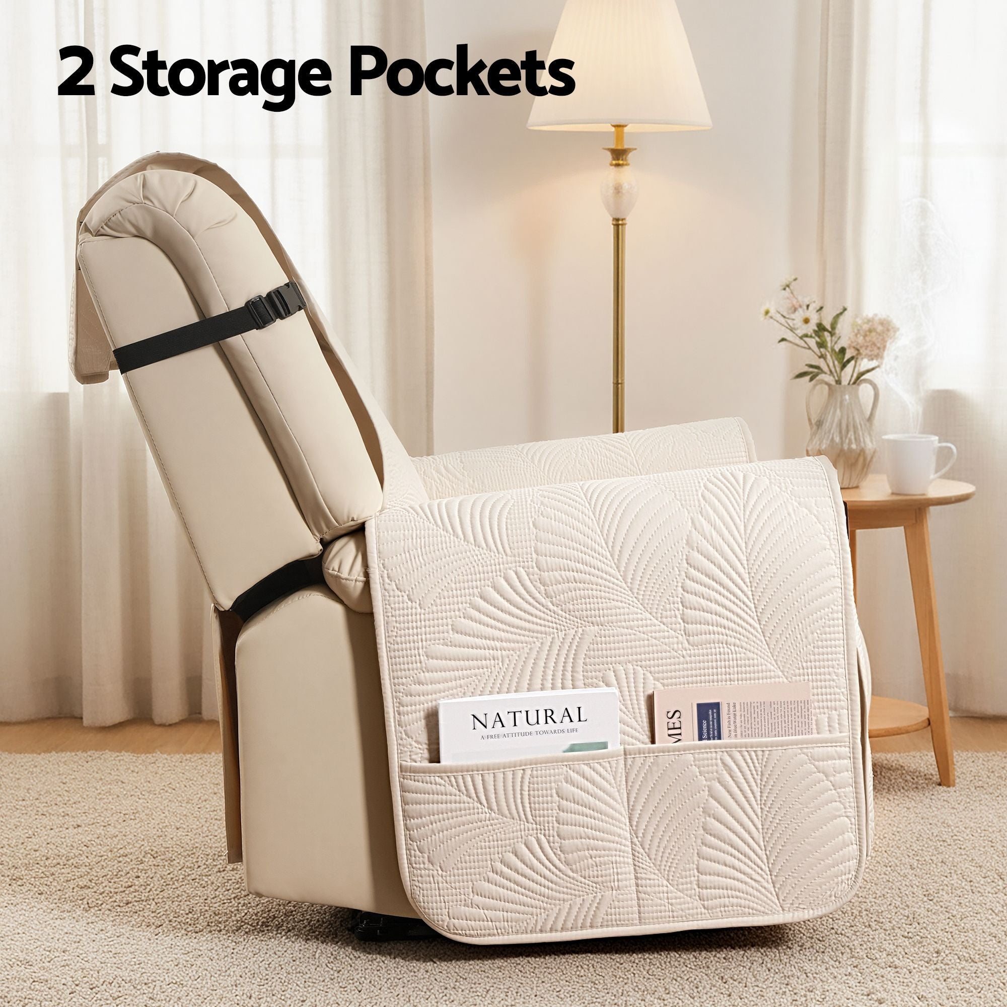 Quilted Recliner Chair Covers 100% Waterproof Recliner Slipcovers - Furniture > Bar Stools & Chairs > Arm Chairs & Recliners - Rivercity House & Home Co. (ABN 18 642 972 209) - Affordable Modern Furniture Australia