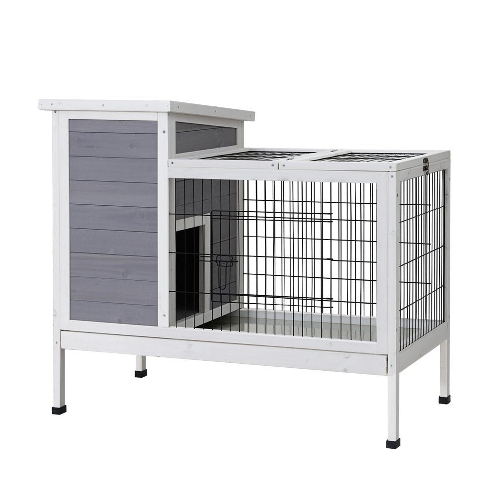 Rabbit Hutch Wooden Ferret Cage Habitat House Outdoor Large - Home & Garden > Shading - Rivercity House & Home Co. (ABN 18 642 972 209) - Affordable Modern Furniture Australia
