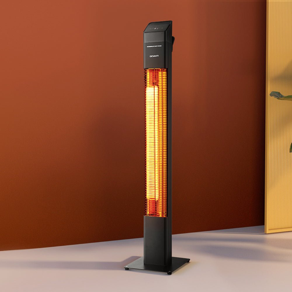 Radiant Tower Heater Electric Portable Remote Control 2000W Heating - Appliances > Heaters - Rivercity House & Home Co. (ABN 18 642 972 209) - Affordable Modern Furniture Australia