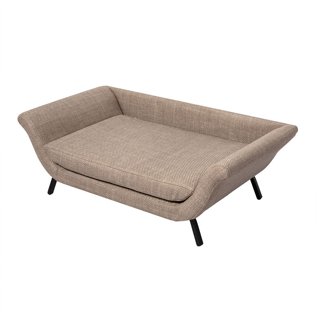 Raised Elevated Soft Pet Sofa Bed - Coffee - Rivercity House & Home Co. (ABN 18 642 972 209) - Affordable Modern Furniture Australia