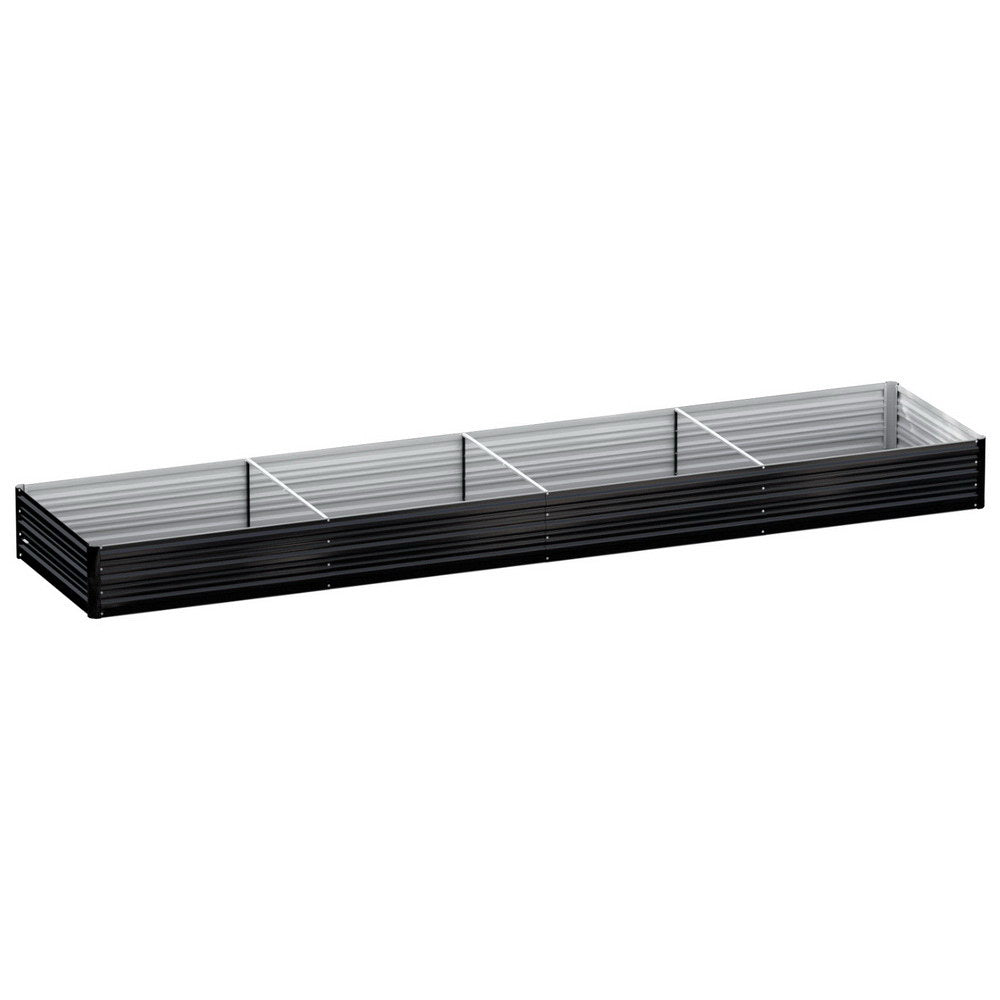 Raised Garden Bed 2 Pcs 210x90cm Planter Box Container Galvanised Metal Outdoor - Home & Garden > Garden Beds > Garden Beds & Planters - Rivercity House & Home Co. (ABN 18 642 972 209) - Affordable Modern Furniture Australia