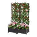 Raised Garden Bed Vertical Planter Self Watering Large Elevated Veggie Box 80x40x122cm