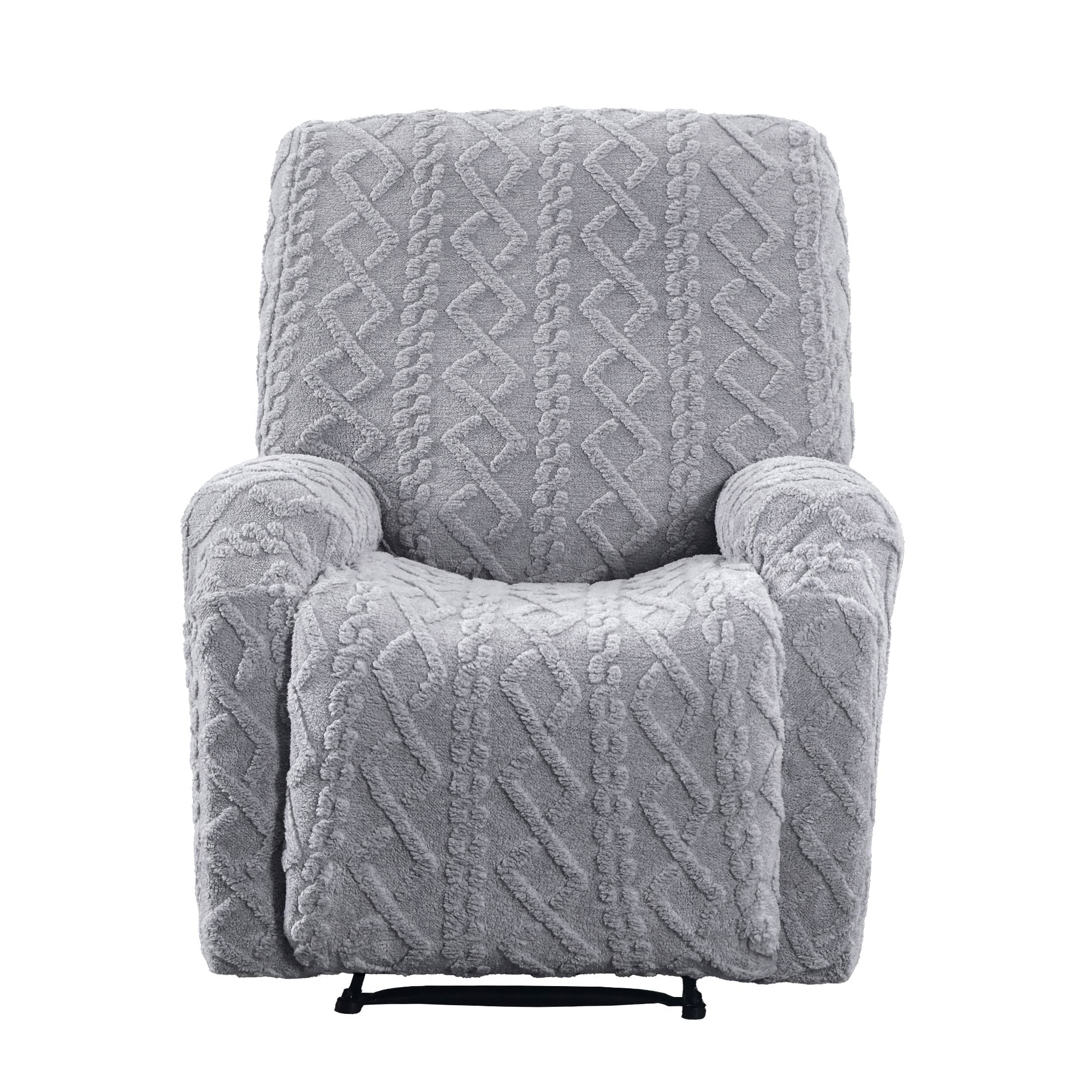 Recliner Chair Covers with Storage Side Pockets Grey - Furniture > Bar Stools & Chairs > Arm Chairs & Recliners - Rivercity House & Home Co. (ABN 18 642 972 209) - Affordable Modern Furniture Australia
