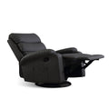 Recliner Massage Chair with Heated Massage & 360° Swivel - Black