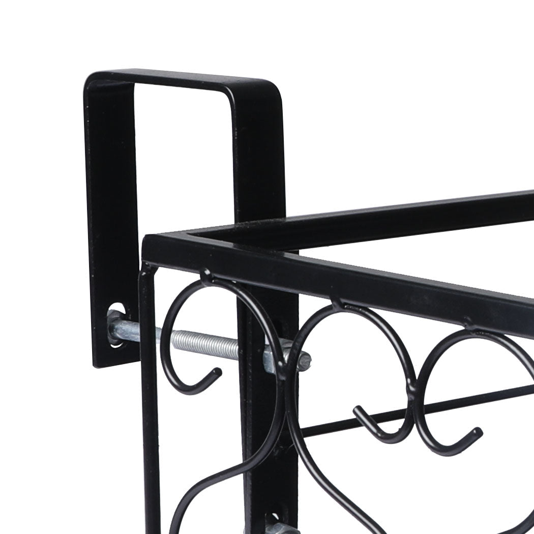 Rectangle Metal Plant Stand for Indoor and Outdoor Use - Black - Rivercity House & Home Co. (ABN 18 642 972 209) - Affordable Modern Furniture Australia