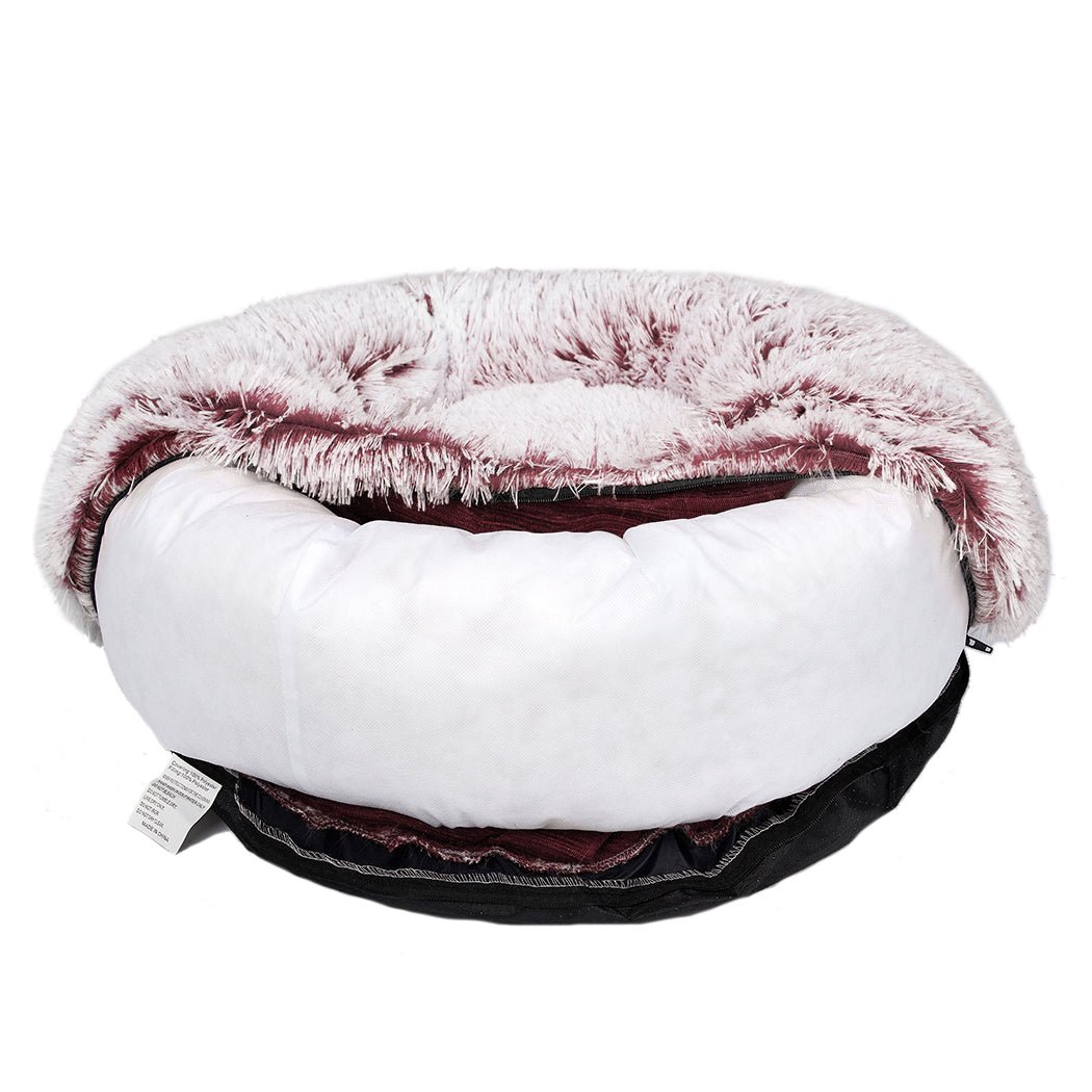 Replaceable Large Dog Calming Bed Cover - Pink - Rivercity House & Home Co. (ABN 18 642 972 209) - Affordable Modern Furniture Australia