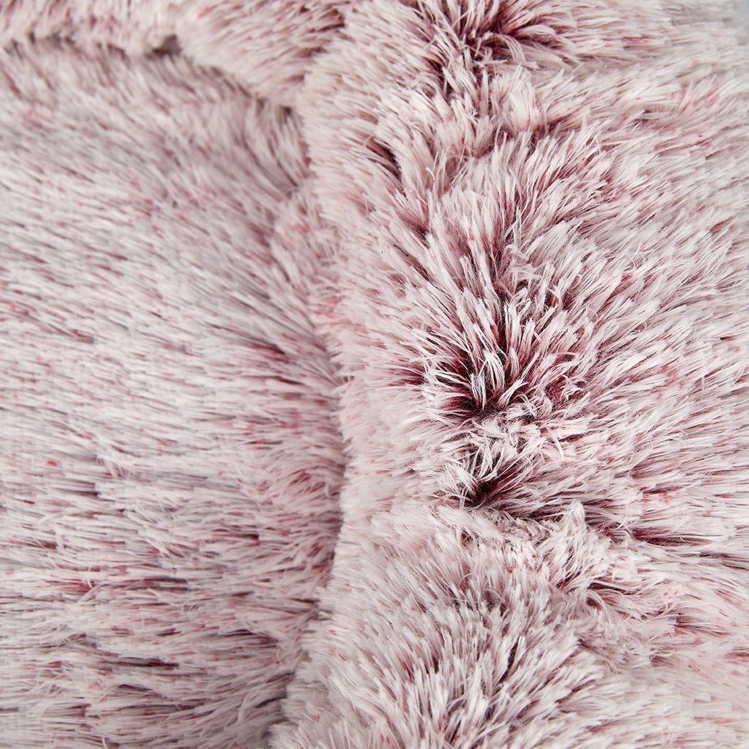 Replaceable Large Dog Calming Bed Cover - Pink - Rivercity House & Home Co. (ABN 18 642 972 209) - Affordable Modern Furniture Australia
