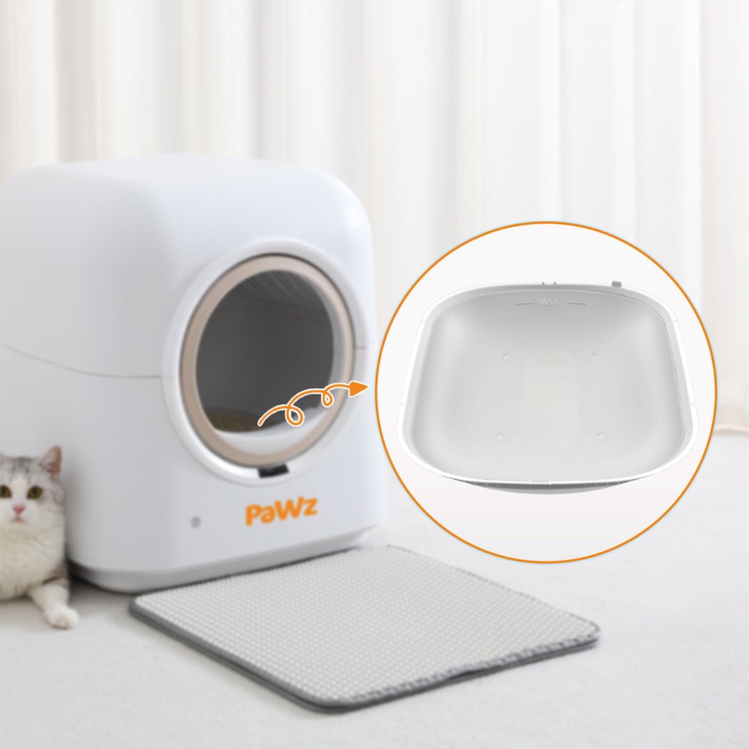 Replaceable Silicone Liner Pad for Automatic Cat Litter Box - White - Rivercity House & Home Co. (ABN 18 642 972 209) - Affordable Modern Furniture Australia