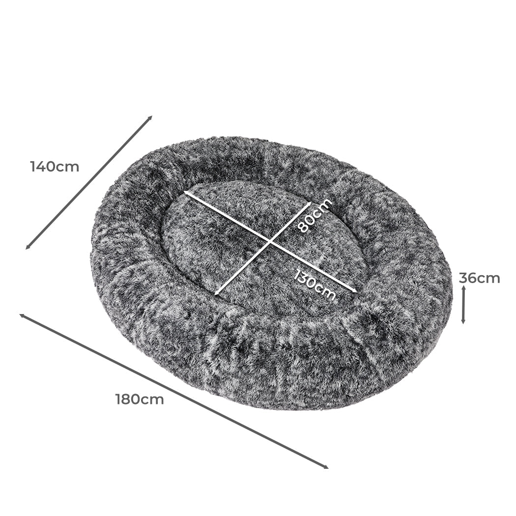 Replacement Pet Bed Cover with Zipper - Charcoal - Rivercity House & Home Co. (ABN 18 642 972 209) - Affordable Modern Furniture Australia