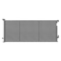 Retractable Baby and Pet Safety Gate Extending to 400cm - Grey