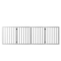 Retractable Wooden Pet Gate Dog Fence 600x3mm - White