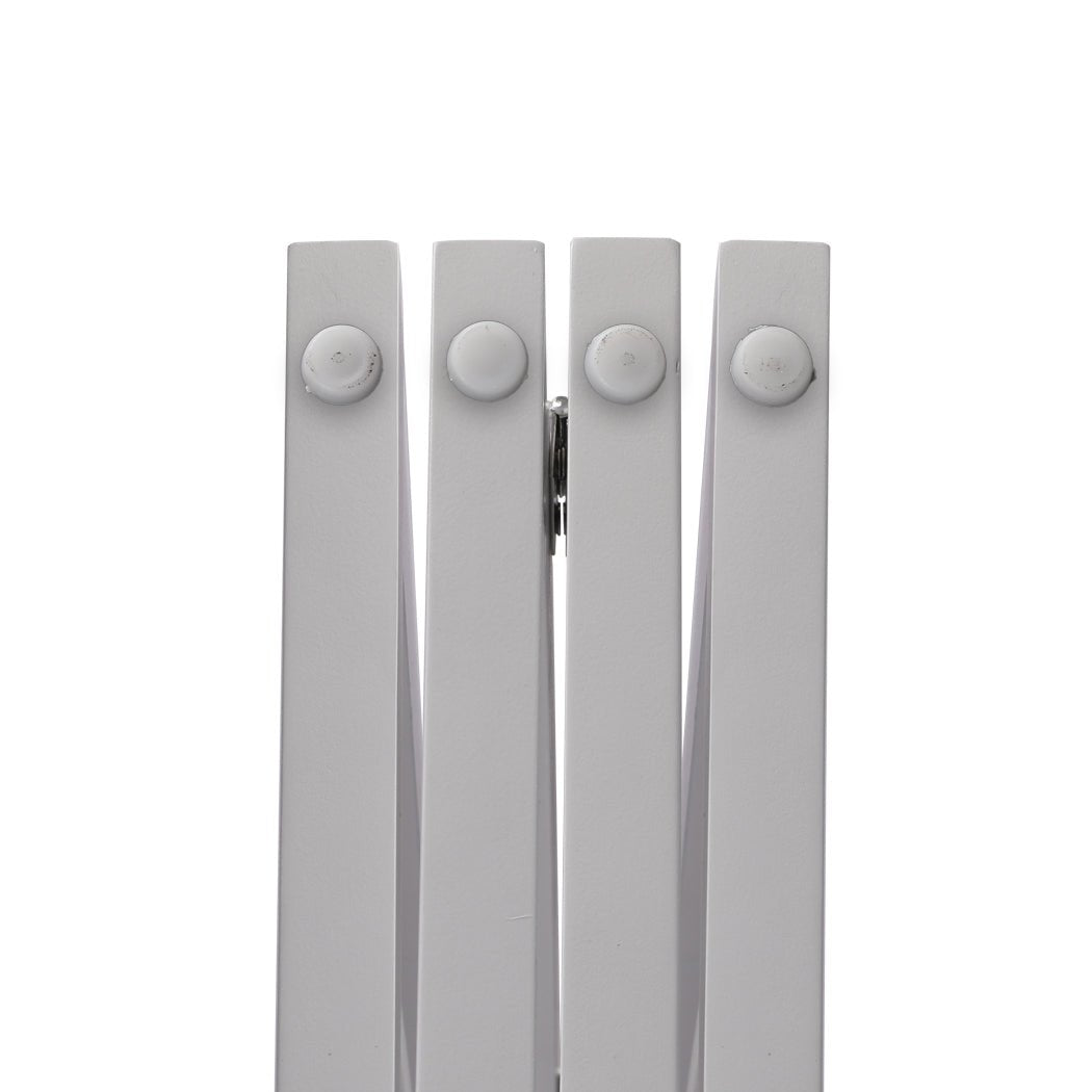 Retractable Wooden Pet Gate Dog Fence 600x3mm - White - Rivercity House & Home Co. (ABN 18 642 972 209) - Affordable Modern Furniture Australia