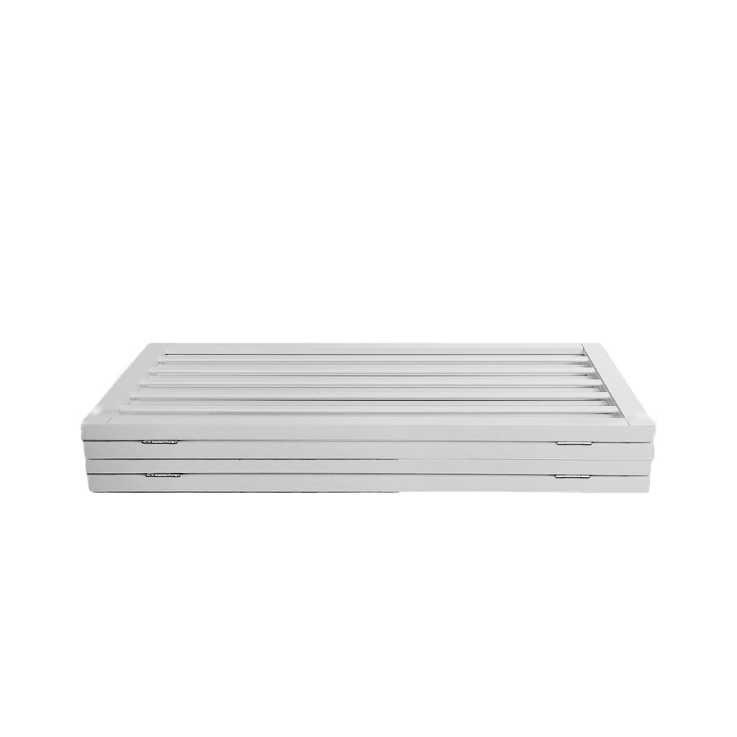 Retractable Wooden Pet Gate Dog Fence 600x3mm - White - Rivercity House & Home Co. (ABN 18 642 972 209) - Affordable Modern Furniture Australia