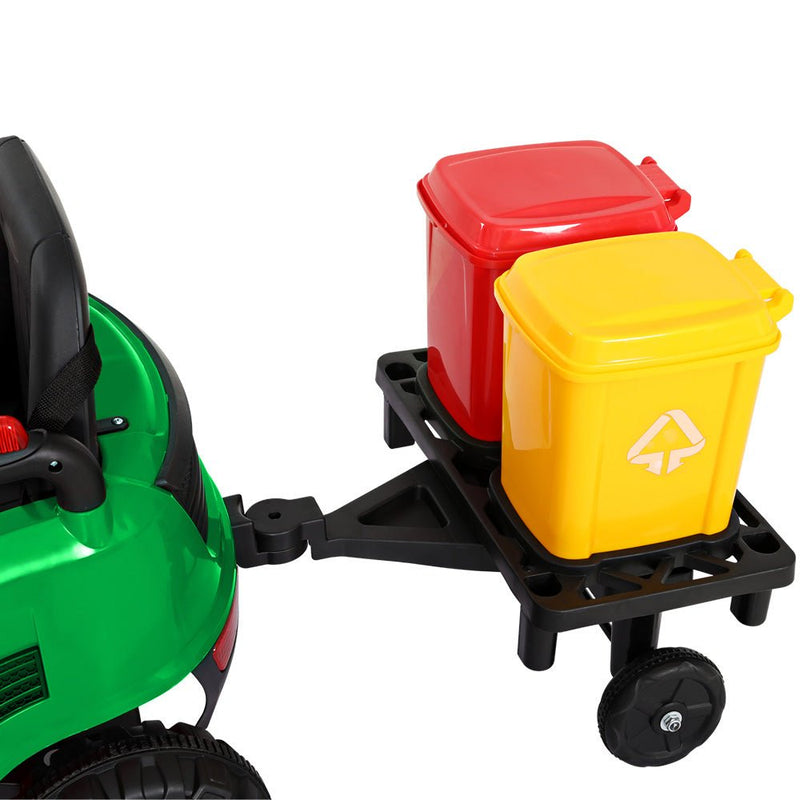 Rigo Kids Electric Ride On Car Street Sweeper Truck Toy Cars Remote 12V Green - Baby & Kids > Ride On Cars, Go - karts & Bikes > Ride On Cars - Rivercity House & Home Co. (ABN 18 642 972 209) - Affordable Modern Furniture Australia