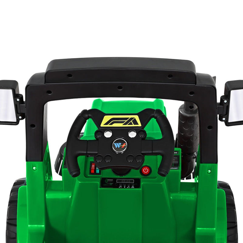 Rigo Kids Electric Ride On Car Street Sweeper Truck Toy Cars Remote 12V Green - Baby & Kids > Ride On Cars, Go - karts & Bikes > Ride On Cars - Rivercity House & Home Co. (ABN 18 642 972 209) - Affordable Modern Furniture Australia