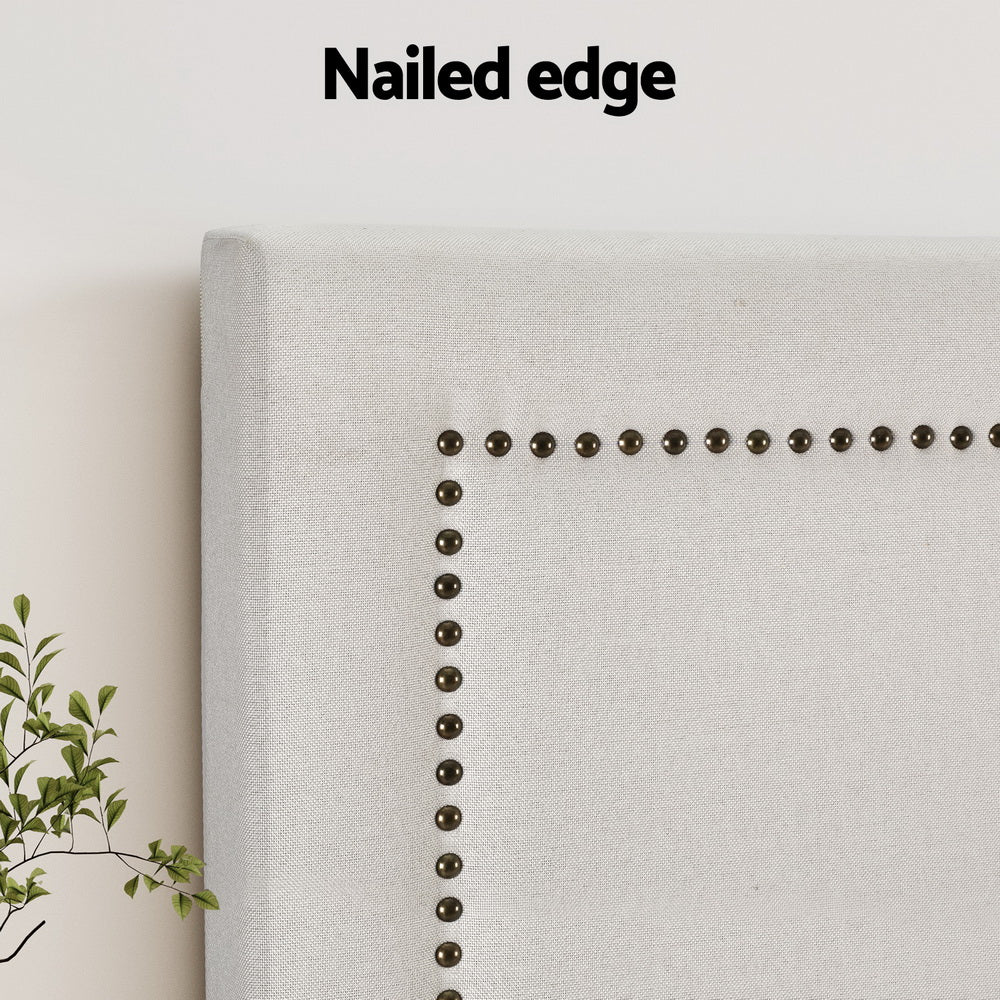 Rive Queen Size Headboard - Beige - Home & Garden > Bedding - Rivercity House & Home Co. (ABN 18 642 972 209) - Affordable Modern Furniture Australia