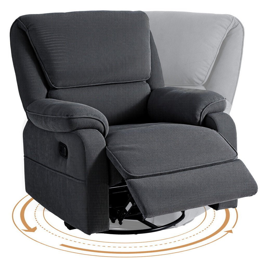 Rocking Recliner Chair 360 Swivel Massage Heated Reclining Chairs - Furniture > Bar Stools & Chairs > Arm Chairs & Recliners - Rivercity House & Home Co. (ABN 18 642 972 209) - Affordable Modern Furniture Australia