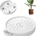 Rolling Plant Stand with 360° Wheels for Indoor Pots up to 26 cm - Black