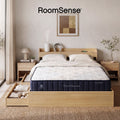 RoomSense Queen 26cm Firm Hybrid Mattress and Storage Bed Frame Bundle