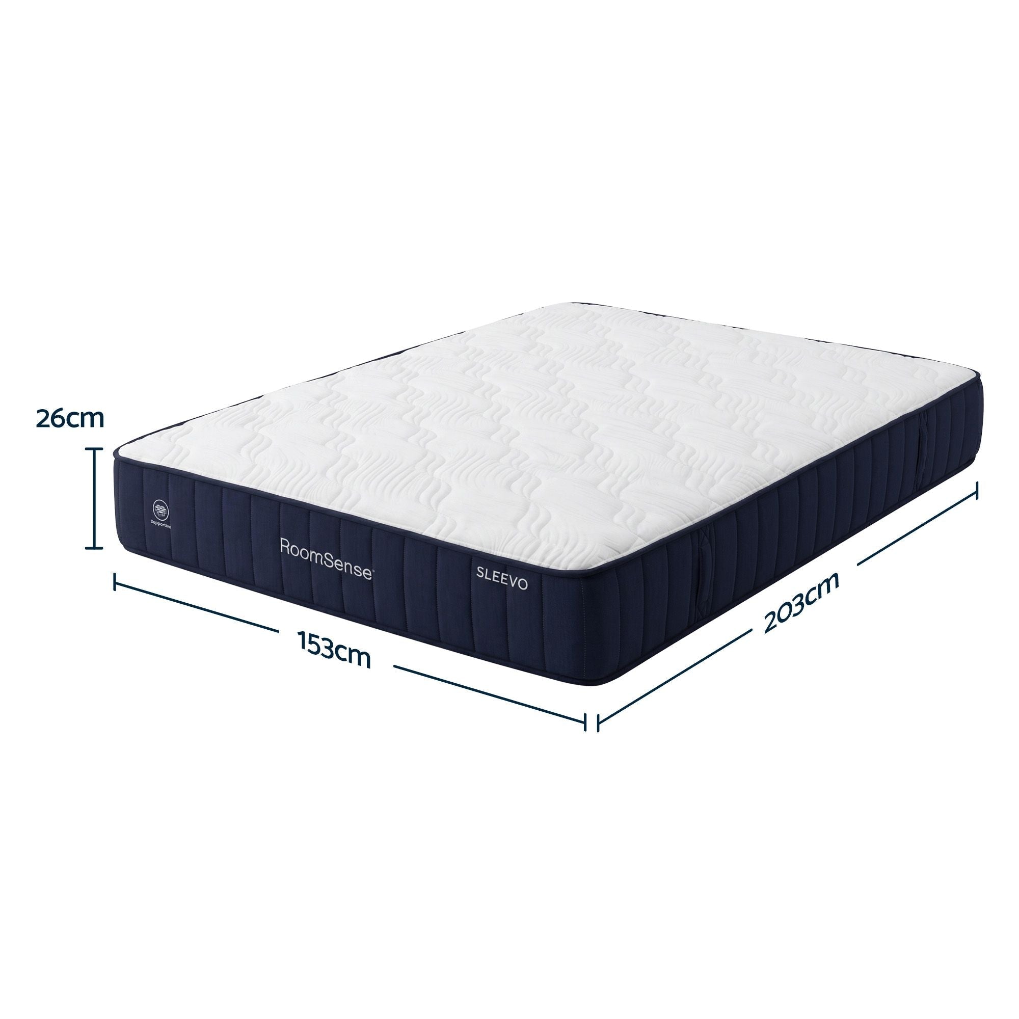 RoomSense Queen 26cm Firm Hybrid Mattress and Storage Bed Frame Bundle - Furniture > Bedroom > Beds & Bed Frames - Rivercity House & Home Co. (ABN 18 642 972 209) - Affordable Modern Furniture Australia