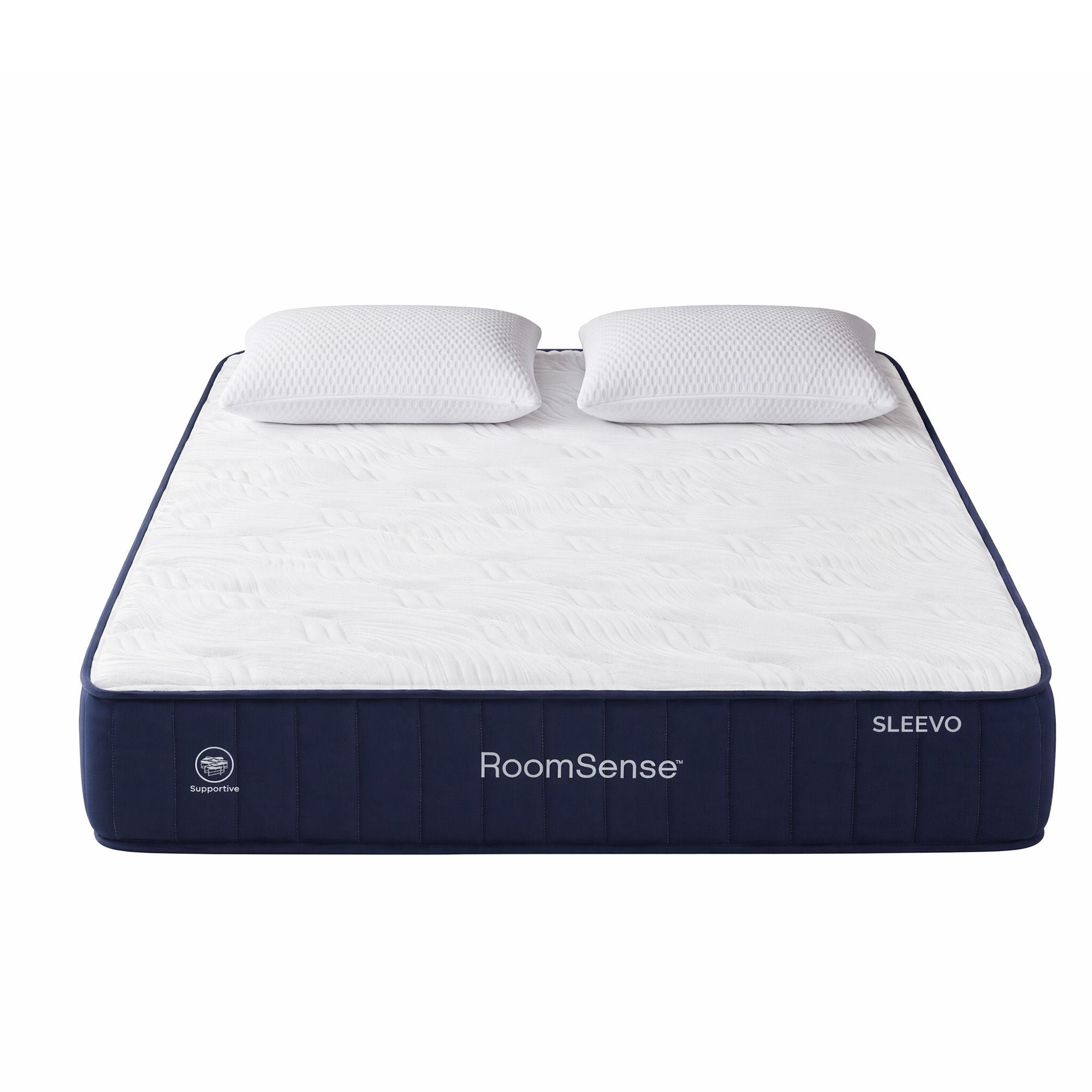RoomSense Queen 30cm Medium Firm Latex Mattress Bundle with 2 Cooling Pillows - Furniture > Mattresses > Queen Mattress - Rivercity House & Home Co. (ABN 18 642 972 209) - Affordable Modern Furniture Australia