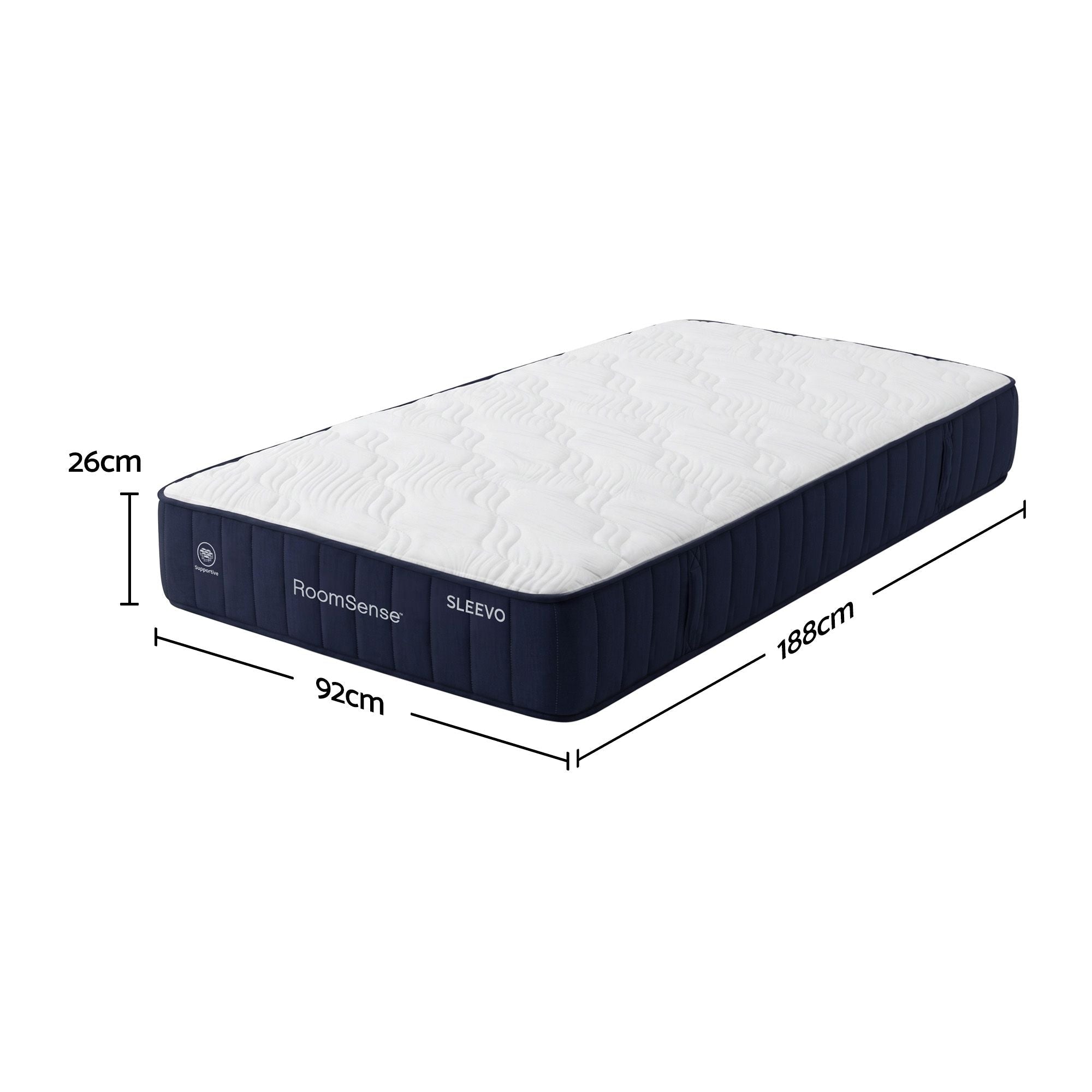 RoomSense Single 26cm Firm Hybrid Mattress and Storage Bed Frame Bundle - Furniture > Bedroom > Beds & Bed Frames - Rivercity House & Home Co. (ABN 18 642 972 209) - Affordable Modern Furniture Australia