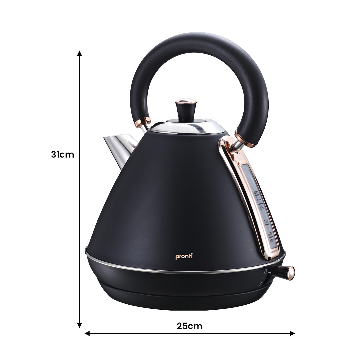 Rose Trim Collection Toaster & Kettle Bundle - Black - Occasions > Party & Birthday Novelties > Party Supplies - Rivercity House & Home Co. (ABN 18 642 972 209) - Affordable Modern Furniture Australia