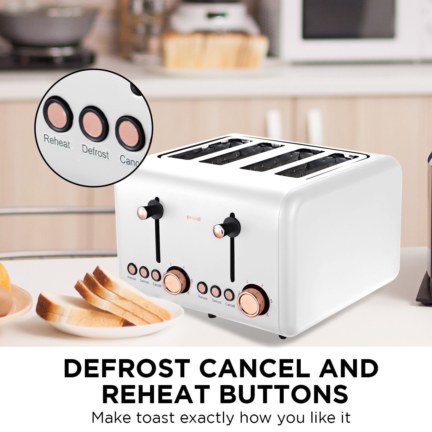 Rose Trim Collection Toaster & Kettle Bundle - White - Appliances > Kitchen Appliances > Toasters & Grills - Rivercity House & Home Co. (ABN 18 642 972 209) - Affordable Modern Furniture Australia