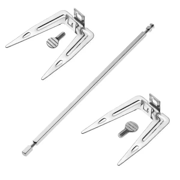 Rotisserie Fork for Chicken, Meat & Fish 25cm Stainless Steel - Silver - Home & Garden > BBQ > BBQ Tools - Rivercity House & Home Co. (ABN 18 642 972 209) - Affordable Modern Furniture Australia