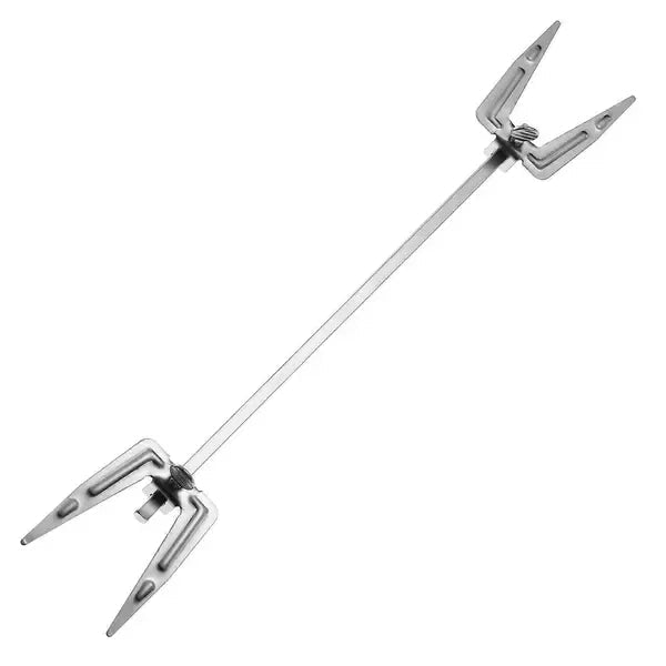 Rotisserie Fork for Chicken, Meat & Fish 25cm Stainless Steel - Silver - Home & Garden > BBQ > BBQ Tools - Rivercity House & Home Co. (ABN 18 642 972 209) - Affordable Modern Furniture Australia