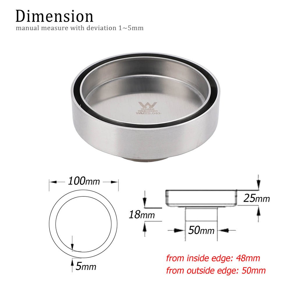 Round 100mm Tile Insert Floor Out Drain Stainless Steel Shower Grate 50mm Waste - Furniture > Bathroom > Shower Heads & Screens - Rivercity House & Home Co. (ABN 18 642 972 209) - Affordable Modern Furniture Australia