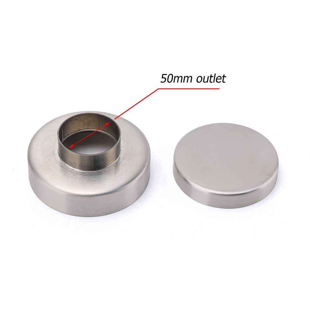 Round 100mm Tile Insert Floor Out Drain Stainless Steel Shower Grate 50mm Waste - Furniture > Bathroom > Shower Heads & Screens - Rivercity House & Home Co. (ABN 18 642 972 209) - Affordable Modern Furniture Australia