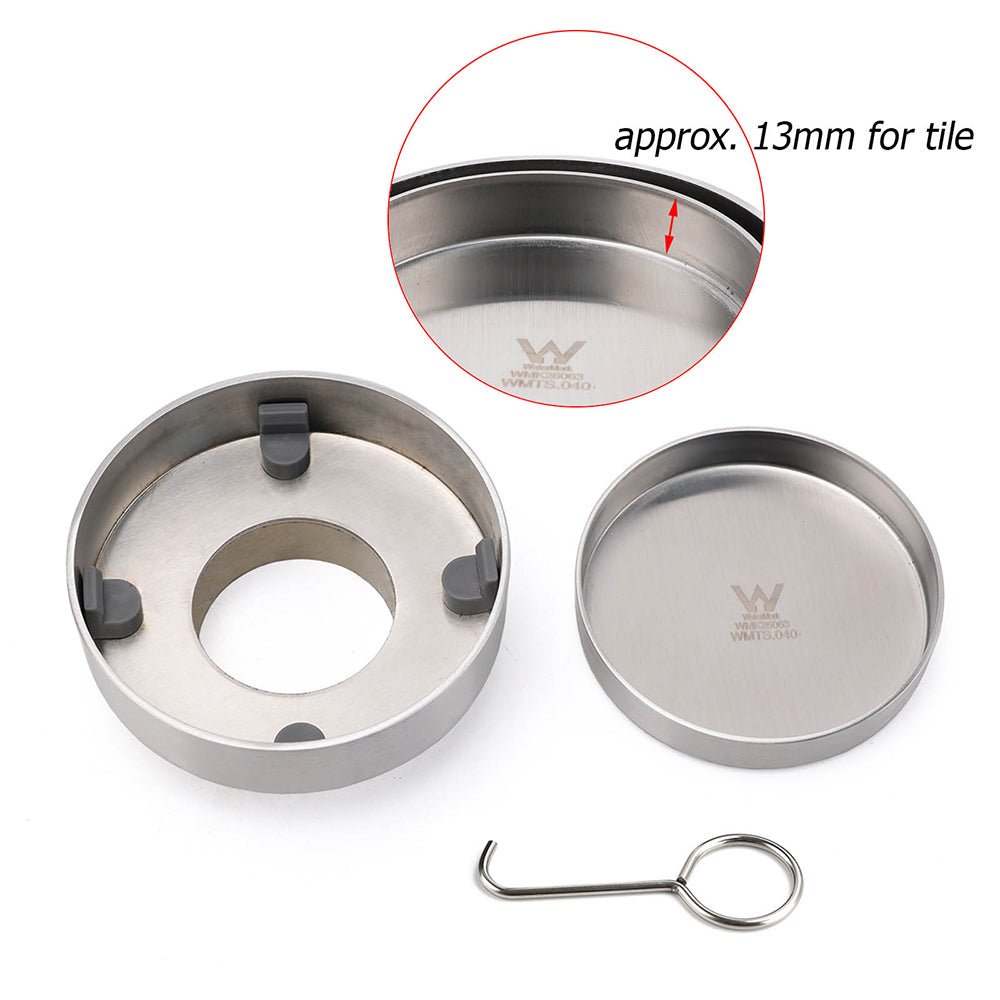 Round 100mm Tile Insert Floor Out Drain Stainless Steel Shower Grate 50mm Waste - Furniture > Bathroom > Shower Heads & Screens - Rivercity House & Home Co. (ABN 18 642 972 209) - Affordable Modern Furniture Australia