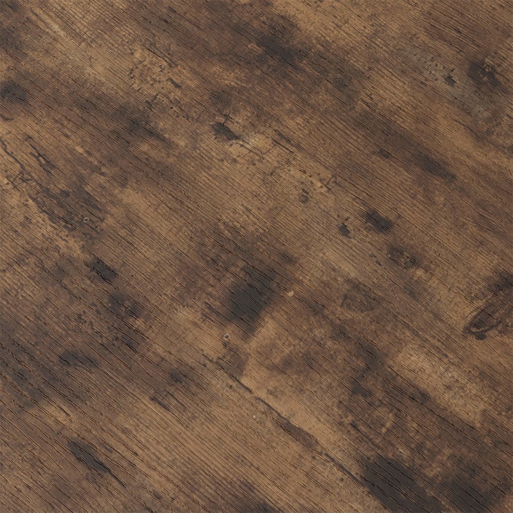 Round 80cm Dining Table for 4 with Coffee Table Use - Rustic Brown - Rivercity House & Home Co. (ABN 18 642 972 209) - Affordable Modern Furniture Australia