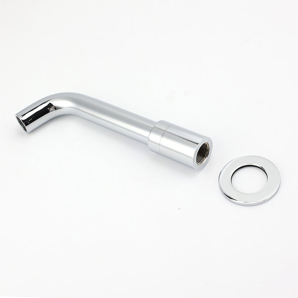 Round Chrome Curve Swivel Basin Faucet Bubble Water Outlet Swivel Bathtub Spout - Furniture > Bathroom > Shower Heads & Screens - Rivercity House & Home Co. (ABN 18 642 972 209) - Affordable Modern Furniture Australia