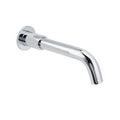 Round Chrome Swivel Basin Faucet with Bubble Water Outlet and Bathtub Spout - Chrome