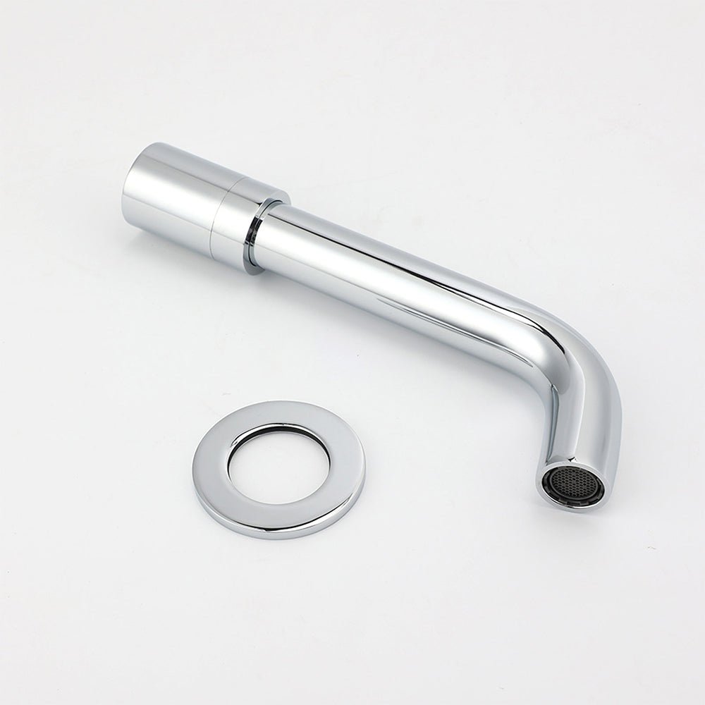 Round Chrome Curve Swivel Basin Faucet Bubble Water Outlet Swivel Bathtub Spout - Furniture > Bathroom > Shower Heads & Screens - Rivercity House & Home Co. (ABN 18 642 972 209) - Affordable Modern Furniture Australia