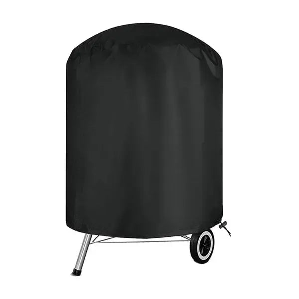 Round Grill Cover 62 x 105 cm Waterproof Tear Resistant UV Resistant 210D Oxford Fabric - Black - Home & Garden > BBQ > BBQs & Accessories - Rivercity House & Home Co. (ABN 18 642 972 209) - Affordable Modern Furniture Australia