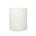 Round Terrazzo Side Table 39.5cm x 47cm - Beige