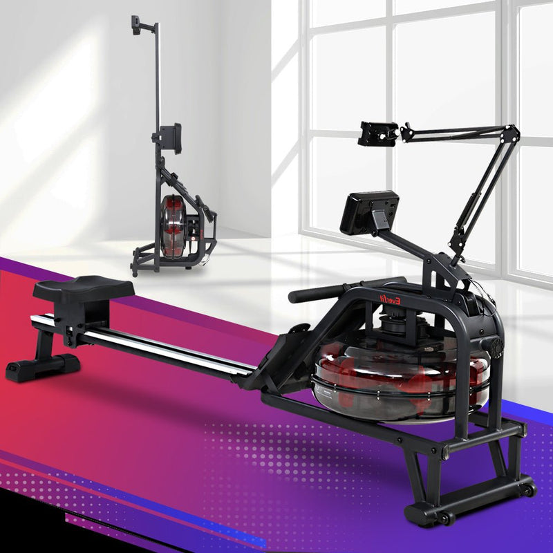 Rowing Exercise Machine Rower Water Resistance - Rivercity House & Home Co. (ABN 18 642 972 209) - Affordable Modern Furniture Australia