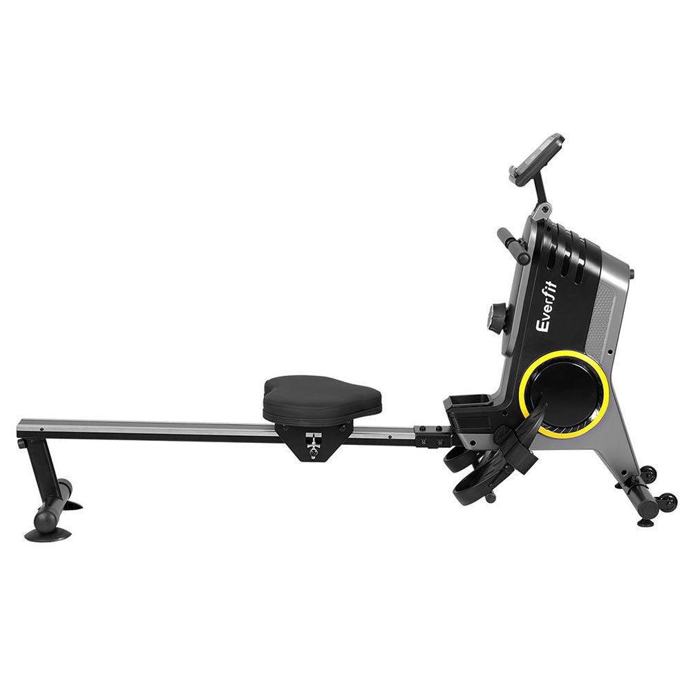 Rowing Machine 12 Levels Magnetic Rower Fitness Gym Cardio Workout - Sports & Fitness > Exercise, Gym and Fitness - Rivercity House & Home Co. (ABN 18 642 972 209) - Affordable Modern Furniture Australia