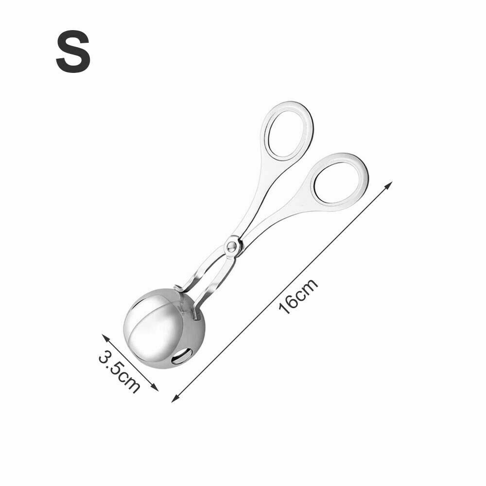 S Meatball Maker Spoon Kitchen Stick Utensil Baller Meat Stainless Steel AU - Home & Garden > Kitchenware > Kitchen Utensils - Rivercity House & Home Co. (ABN 18 642 972 209) - Affordable Modern Furniture Australia