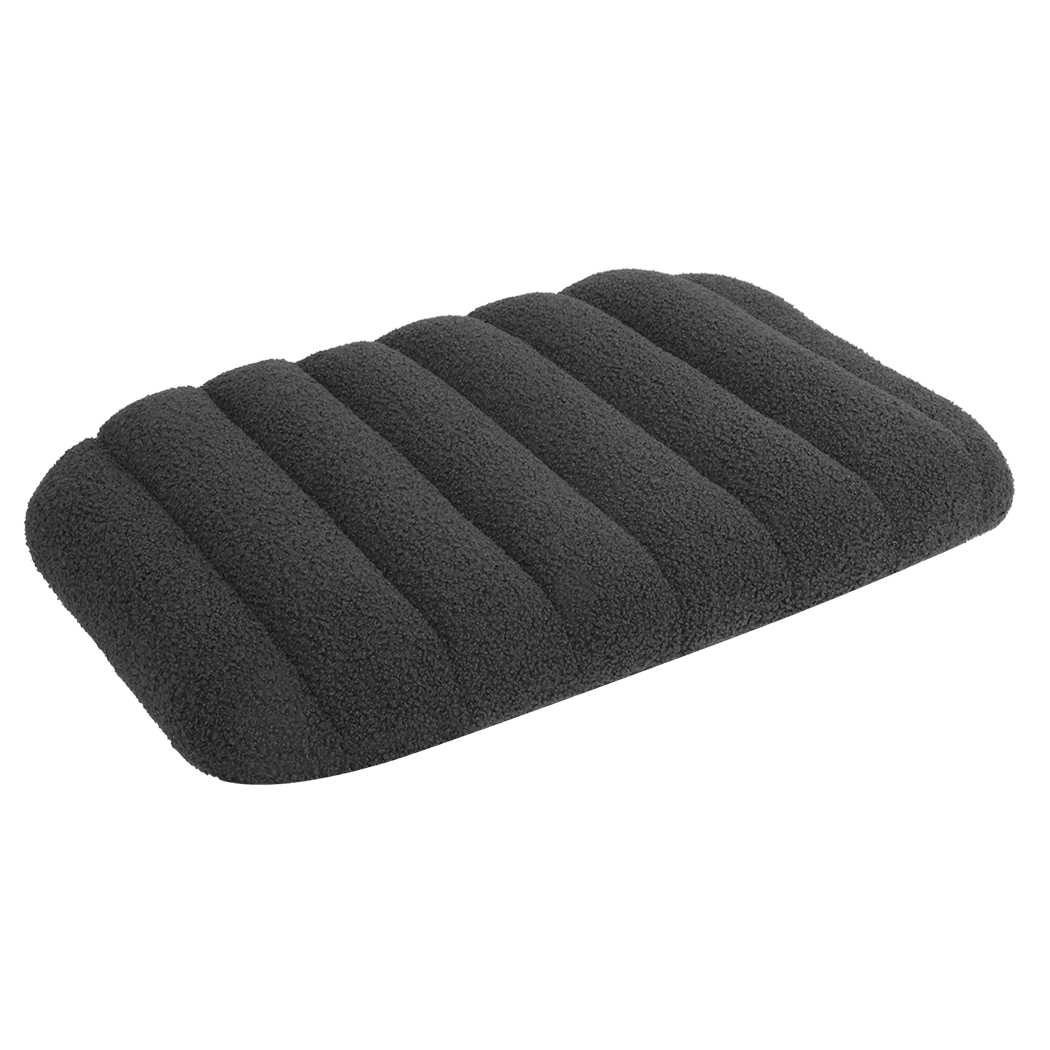 S Orthopedic Dog Bed with Removable Sherpa Plush Cover - Grey - Rivercity House & Home Co. (ABN 18 642 972 209) - Affordable Modern Furniture Australia